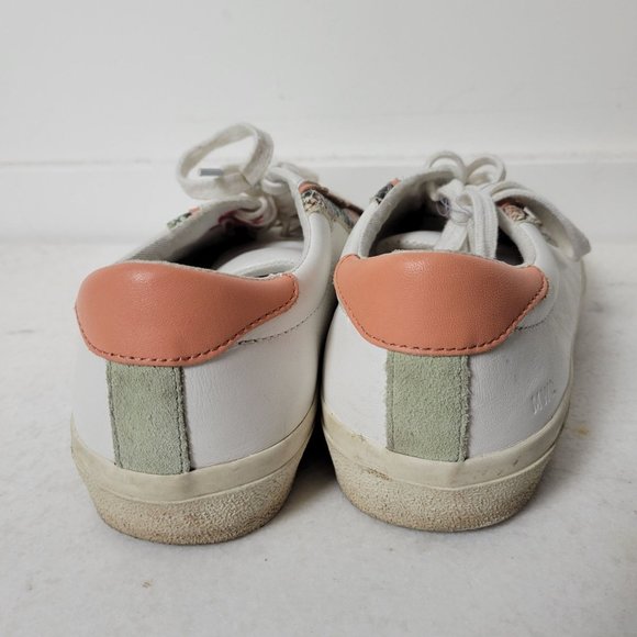 Madewell Sidewalk Low-Top Sneakers Snake Embossed Leather: Wave Edition 8 - Picture 11 of 13